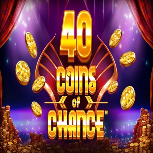 Official Slots logo: 40 Coins of Chance by SYNOT Games at Quickwin Casino