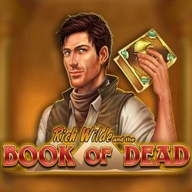 Official Slots logo: Book of Dead by Play'n GO at Quickwin Casino