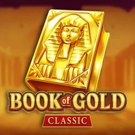 Book of Gold Classic slot logo by Playson at Quickwin Casino