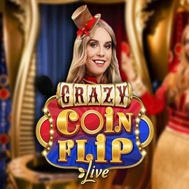 Live Casino logo of Crazy Coin Flip from Evolution at Quickwin Casino