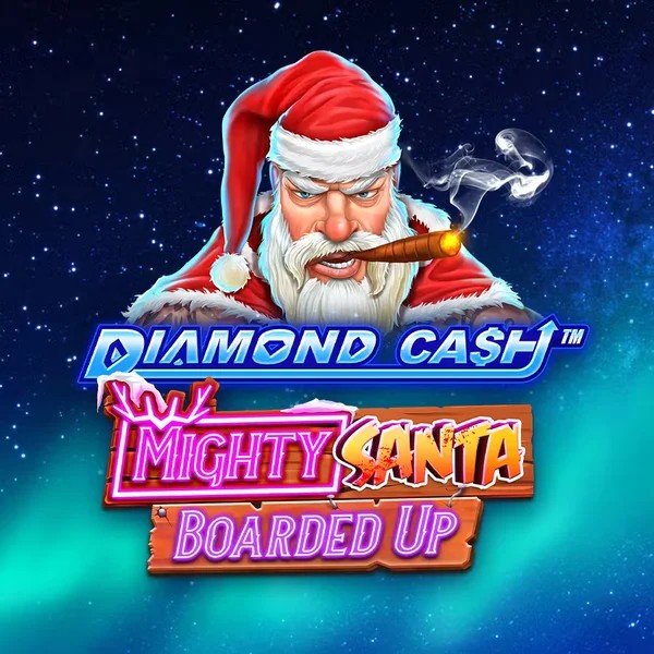 Enjoy Diamond Cash Mighty Santa Boarded Up by Greentube – logo hosted on quickwin-casino.eu