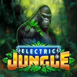Electric Jungle slot logo by Atomic Slot Lab at Quickwin Casino