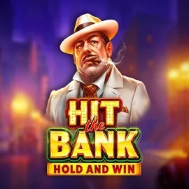 Hit The Bank Hold and Win slot logo by Playson at Quickwin Casino