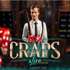 Live Craps online game logo by Evolution on quickwin-casino.eu