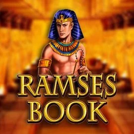 Ramses Book slot logo by Gamomat at Quickwin Casino