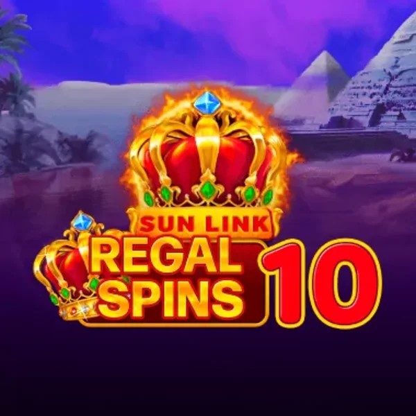 Regal Spins 10 logo by PatePlay at Quickwin Casino
