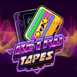 Retro Tapes logo by Push Gaming at Quickwin Casino