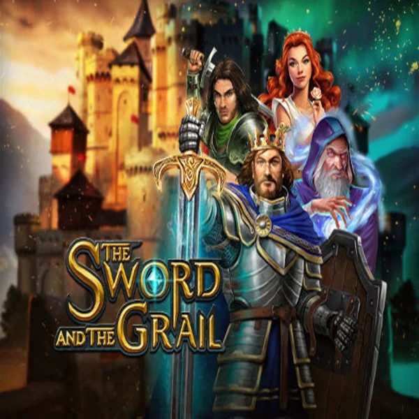 The Sword and the Grail logo by Play'n GO at Quickwin Casino